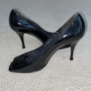 Stuart Weitzman Square toe heel